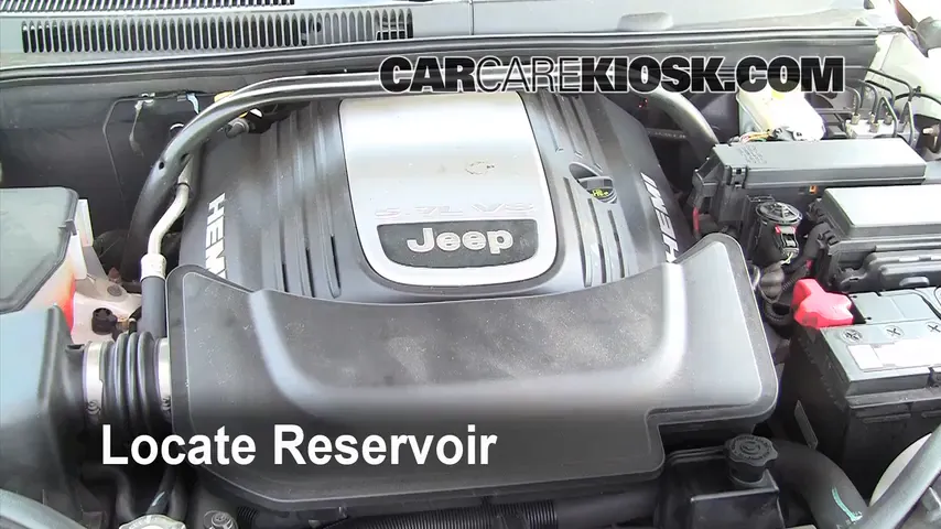2005 Jeep Grand Cherokee Limited 5.7L V8 Líquido limpiaparabrisas Agregar líquido